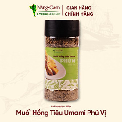 Muối Hồng Tiêu Umami Phú Vị - Đặc Sản Phú Quốc - Nàng Cơm