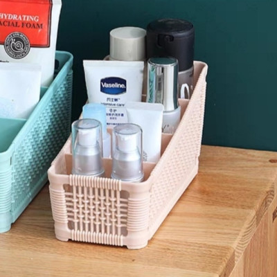 Kệ đựng mỹ phẩm 4 ngăn, khay đựng đồ trang điểm, makeup NBL bằng nhựa tiện ích cao cấp