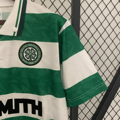 Áo Bóng Đá Retro Celtic 1990 - Sân Nhà bản cao cấp vải Cotton Polyester