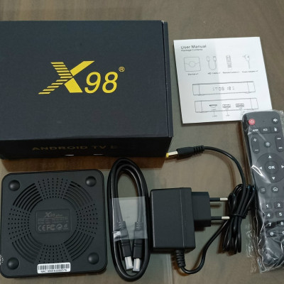 Android Tivi Box X98 PLUS - Ram 4GB, Android 11, Dual Wifi , Buetooth 5.0 - Hàng Nhập Khẩu