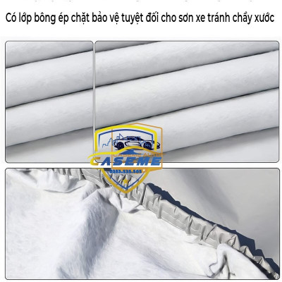 [MITSUBISHI] Bạt Phủ Xe Ô Tô 3 Lớp Tráng Nhôm Cao Cấp – Chống Nóng, Chống Thấm, Chống Bụi | Hàng Chính Hãng