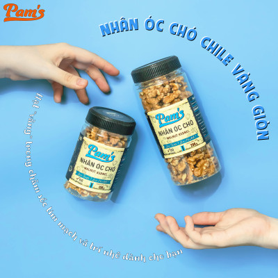 Combo Mẹ Bầu - Hạnh Nhân Mỹ + Nhân Óc Chó Chile Pam