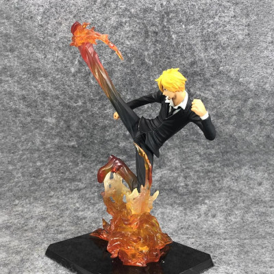 Mô Hình LED Sanji 16cm Hắc Cước Mô hình One Piece Cao Cấp, Figure Mô Hình Anmie One Piece Luffy Vua Hải Tặc