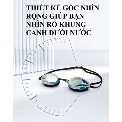 Kính Bơi Khung Nhỏ Chống Nước, Chống Sương Mù, Chống Tia UV,Tròng Kính HD Tầm Nhìn Rộng AOLIKES 5030