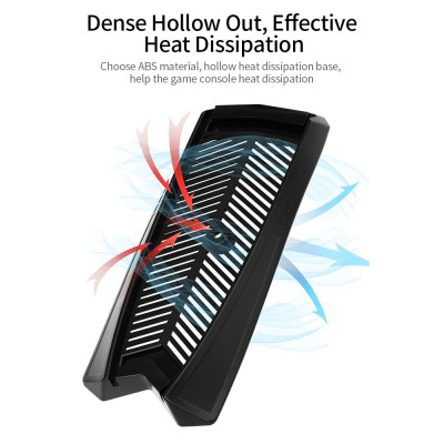 Đế làm mát Game Console Tương thích với PS5 Khuôn máy thật Nhẹ và Di động Ổn định Chống trượt