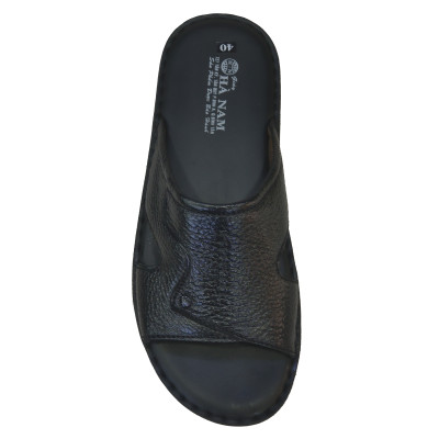 Dép Nam Quai Ngang HÀ NAM Da Bò Thật Cao Cấp DNA2122