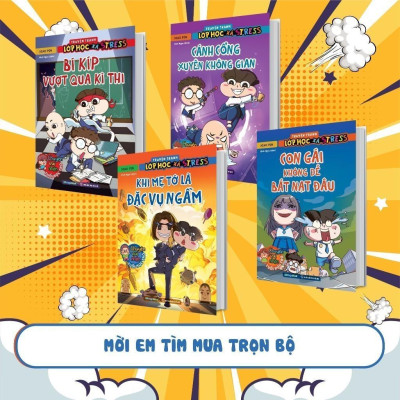 Sách - Truyện Tranh Lớp Học Xả Stress - Khi Mẹ Tớ Là Đặc Vụ Ngầm - Megabook