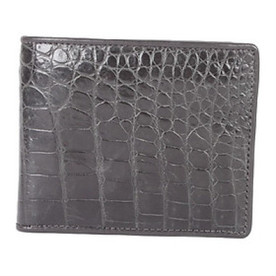 Ví nam da cá sấu màu đen HJ92201-04-07-10-16-19