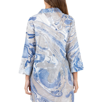 Đầm Sơ Mi Kết Hạt Cotton Isla Bonita