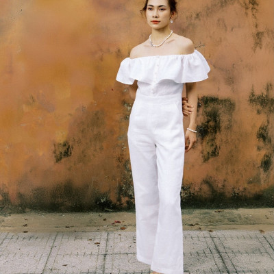 Đồ Bay Jumpsuit Nguyệt DRE132 thời trang thiết kế Hity