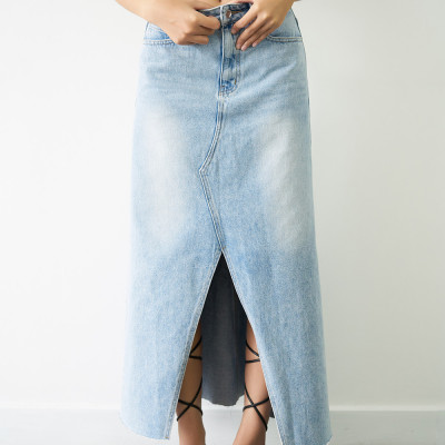 DOTTIE - Chân Váy Jeans Dài - S0148