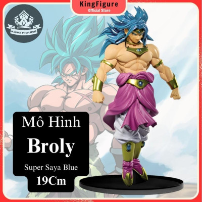 Mô Hình Broly Super Saya Blue 20cm Mô hình Dragon Ball Cao Cấp, Figure Mô Hình Anmie 7 Viên Ngọc Rồng Songoku