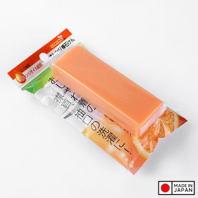 Thanh xà phòng giặt Fudo Kagaku 100g - Hương cam - Hàng Nội Địa Nhật Bản