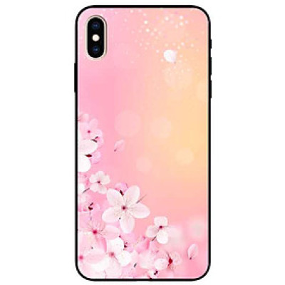 Ốp lưng in cho Iphone Xs Max Mẫu Đào Hồng