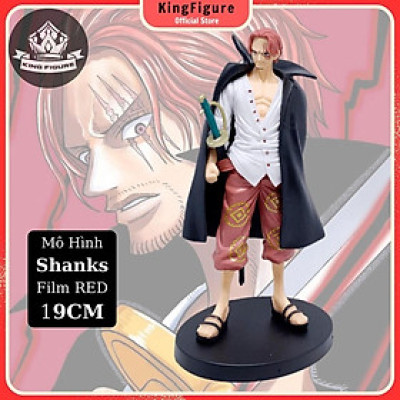 Mô Hình Shanks Film RED 19CM Mô hình One Piece Cao Cấp, Figure Mô Hình Anmie One Piece Luffy Vua Hải Tặc
