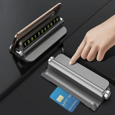 Bảng để lại số điện thoạii trên ô tô khi đỗ xe Kiêm Giá Đỡ Tiện Lợi