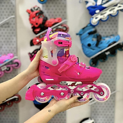 [ Tặng Kèm Full Bộ Phụ Kiện Patin] Giày Patin Bánh Đèn Siêu Sáng Cho Trẻ Em Flying Eagle L8