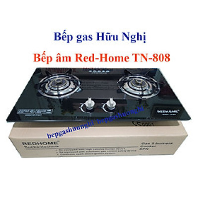 Bếp âm thế hệ mới Redhome TN808 tiết kiệm gas, đánh lửa mồi bằng cơ, hàng chính hãng