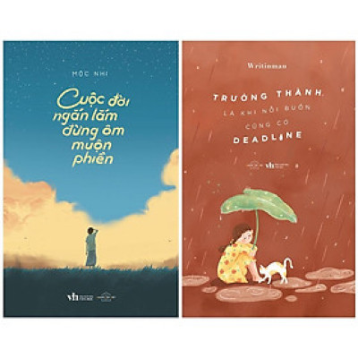 Sách - Combo 2 Cuốn: Cuộc Đời Ngắn Lắm Đừng Ôm Muộn Phiền + Trưởng Thành Là Khi Nỗi Buồn Cũng Có Deadline - AZ Việt Nam