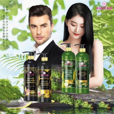 Dầu Gội - Xả Chiết Xuất Tinh Chất Olive Avatar Shampoo (Chai 800 mL)