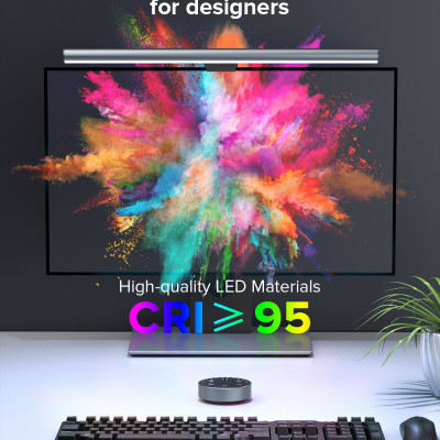 Đèn treo Choetech E1129 màn hình máy tính, laptop bảo vệ mắt có remote điều khiển từ xa (Hàng chính hãng)