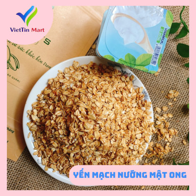 Yến Mạch Nướng Mật Ong Thơm Giòn 500g - Viettin Mart