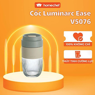 Cốc thủy tinh Luminarc Ease màu xám 500ml-V5076