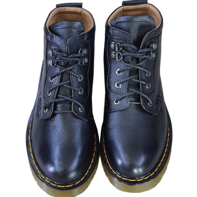 Giày boots nam cao cổ HÀ NAM da bò thật đế đốc tờ cao cấp DT2022