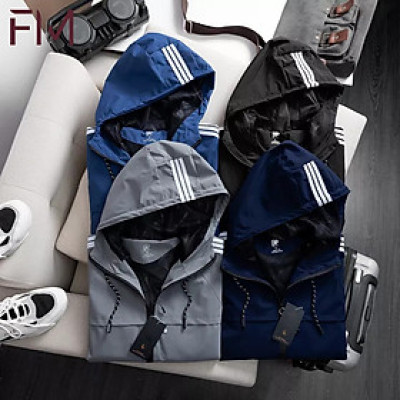 Áo khoác gió 2 lớp cao cấp chống nắng, chống nước thiết kế phối sọc trẻ trung - FORMEN SHOP - FMTHT051