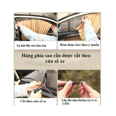  Rèm vải che nắng xe hơi gắn nam châm tiện dụng Bảo Hành Uy Tín Lỗi 1 Đổi 1