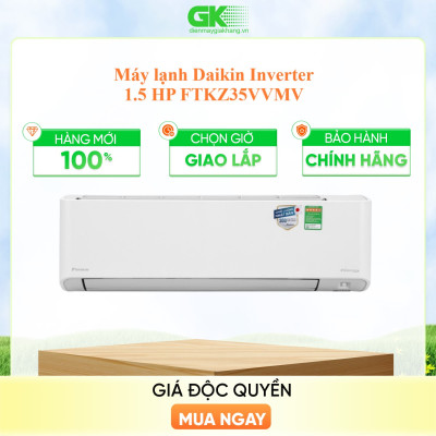 HÀNG CHÍNH HÃNG - Máy lạnh Daikin Inverter 1.5 HP FTKZ35VVMV - GIAO HCM