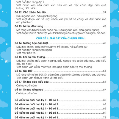 Bộ Đề Ôn Luyện Và Kiểm Tra Tiếng Việt 3 - MEGA