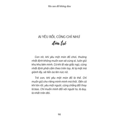 Yêu Sao Để Không Đau