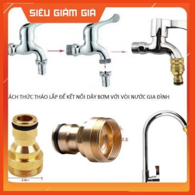 Bộ dây vòi xịt nước rửa xe, tưới cây . tăng áp 3 lần, loại 7m, 10m 206587 cút sập,nối vàng + tặng mở chai 