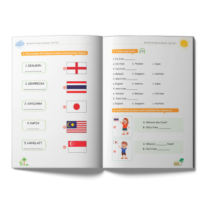 Sách - Combo Bài tập bổ trợ nâng cao Tiếng Anh lớp 4 - Phân loại lẻ/combo