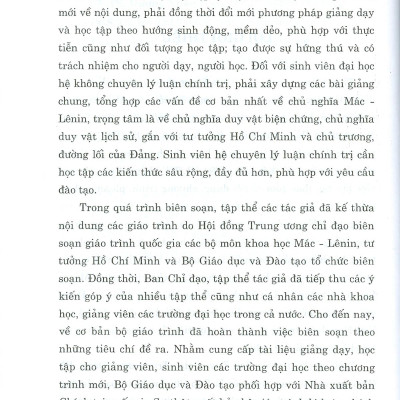 Giáo Trình Chủ Nghĩa Xã Hội Khoa Học (Dành Cho Bậc Đại Học Hệ Chuyên Lý Luận Chính Trị)