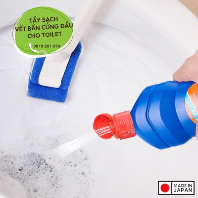 Chai tẩy toilet Rocket không mùi 500ml Nhật Bản