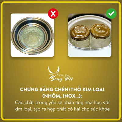 Yến Sào Song Việt - Combo Hộp giấy 3 hũ yến khô