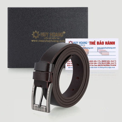 Thắt lưng nữ Huy Hoàng bát gài màu nâu HC5149