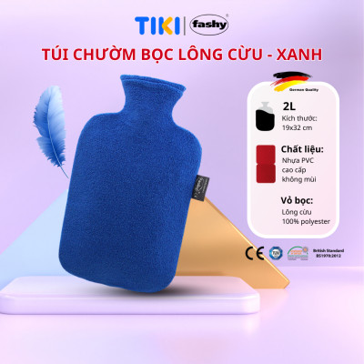 Túi chườm nóng lạnh Fashy Đức dòng bọc lông cừu phù hợp cho người lớn