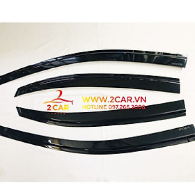Vè Che Mưa Xe Toyota Vios 2003- 2017- 2019- 2022, loại nhựa đen cao cấp