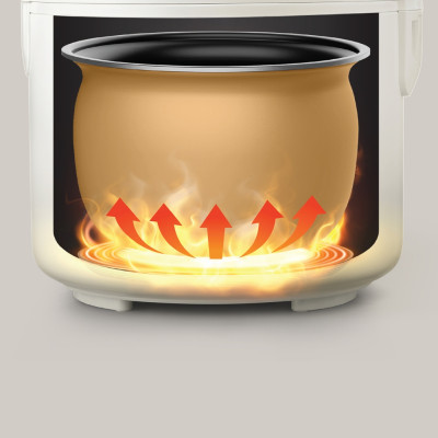 Nồi Cơm Điện LocknLock Electric Rice Cooker 1.8L EJR462IVY 700W, Hàng Chính Hãng, Giữ Ấm - JoyMall