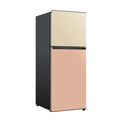 [SẢN PHẨM MỚI 2025] Tủ lạnh AQUA 130 lít ngăn đá trên AQR-T160FA(GGN) - Màu Be hồng - Freeship toàn quốc - Bảo hành 2 năm - Hàng chính hãng