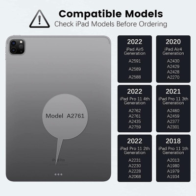 Bao Da Kèm Bàn Phím cho iPad A16 Gen 11 2025 , Gen 10 Nillkin Bumper Combo Có khe cắm bút Apple Pencil