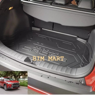 Lót cốp dành cho xe Toyota Corolla Cross 2020-2021 không mùi, chất liệu TPO cao cấp