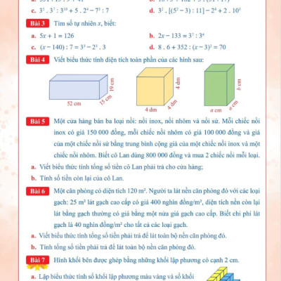 Sách - Bài Tập Hằng Ngày Toán Lớp 6 - Tập 1 - Kết Nối