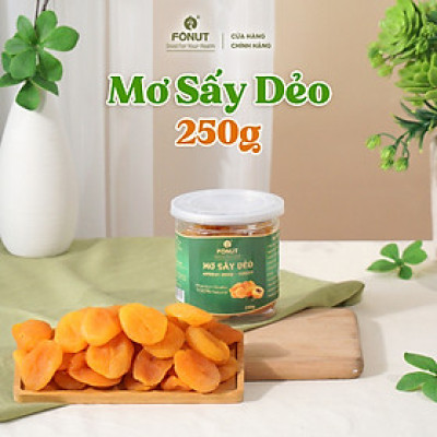 Mơ thổ nhĩ kỳ Fonut 250g - 500G trái cây sấy dẻo thơm ngon phù hợp cho người ăn kiêng, mẹ bầu ăn vặt