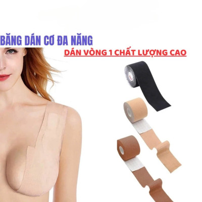 1 Cuộn 2,5cm x 5m Băng Keo Thể Thao Chất Thun Co Giãn Hỗ Trợ Cơ Bắp, Khớp (Kinesiology Tape) - Giao Màu Ngẫu Nhiên