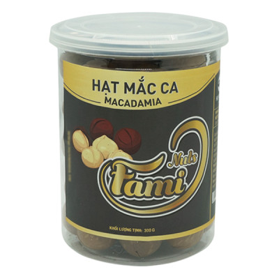 Hạt Mắc Ca Hũ Nắp Nhôm Fami (300g)