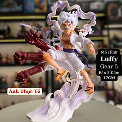Mô Hình Luffy Gear 5 Bản 3 Đấm 17cm Mô hình One Piece Cao Cấp, Figure Mô Hình Anmie One Piece Luffy Vua Hải Tặc